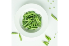 Image Peas in pod in bowl